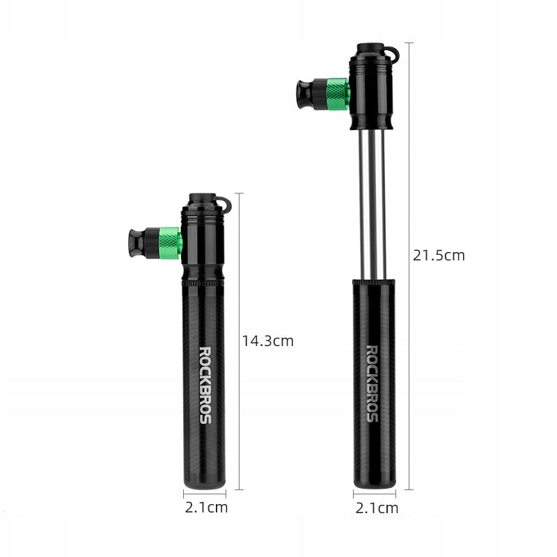 BICYCLE PUMP ALUMINUM CO2 MANUAL 2IN1 ROCKBROS FRAME HOLDER Dominant material aluminum