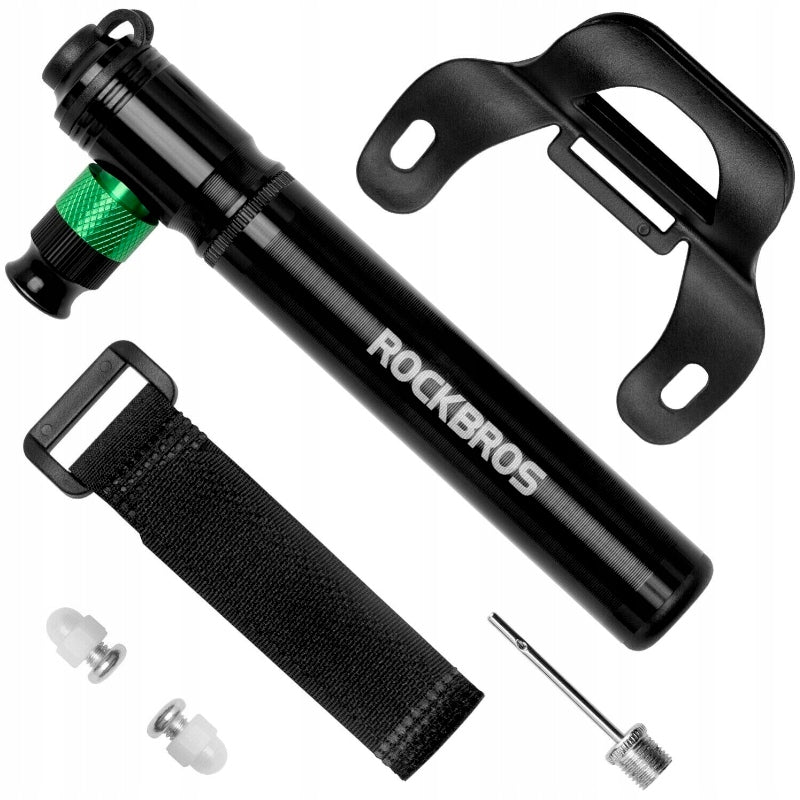 BICYCLE PUMP ALUMINUM CO2 MANUAL 2IN1 ROCKBROS FRAME HOLDER