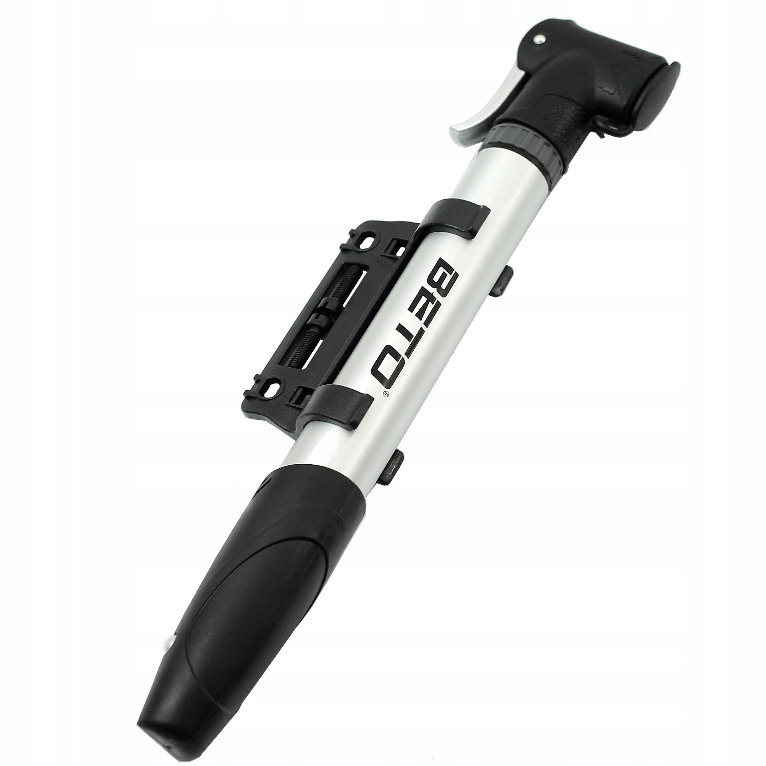 BICYCLE PUMP BETO CLD-012T ALUMINIUM DOUBLE HEAD Length 30 cm