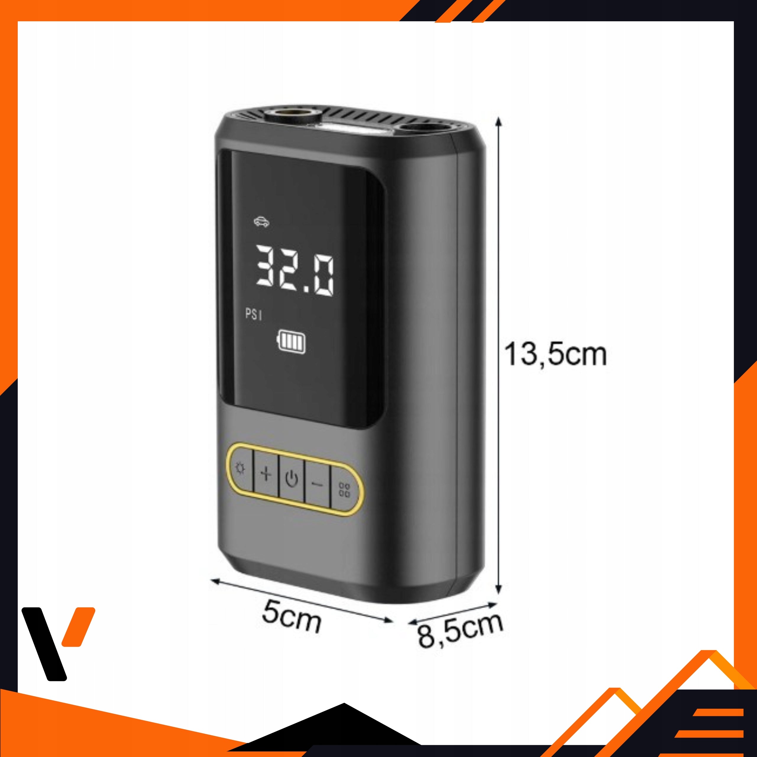 BICYCLE PUMP ELECTRIC WIRELESS BICYCLE COMPRESSOR Model KOMPRESOR DO ROWERU , SAMOCHODU