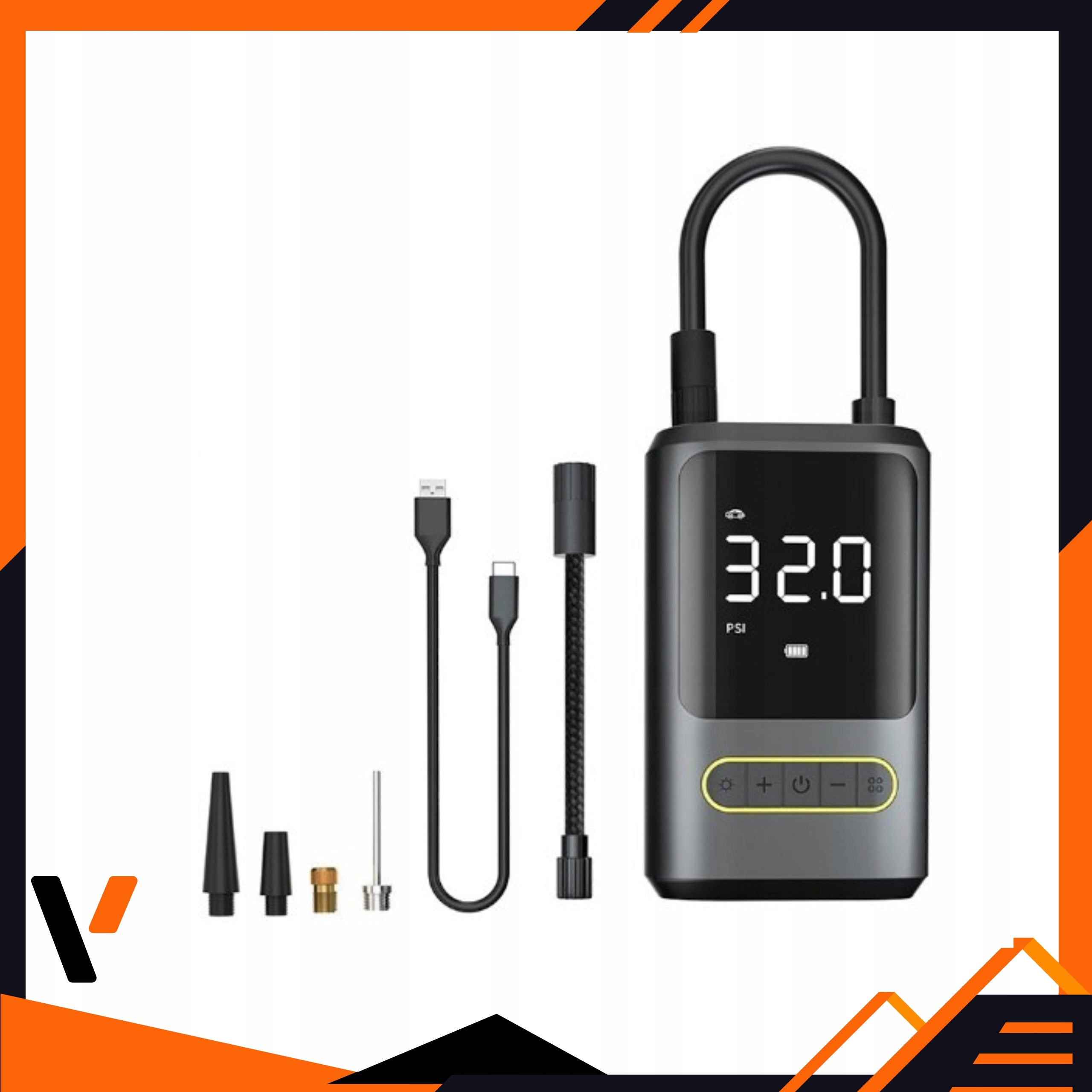 BICYCLE PUMP ELECTRIC WIRELESS BICYCLE COMPRESSOR Packaging status original
