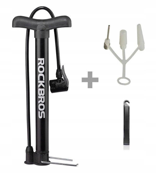 BICYCLE PUMP METAL ORIGINAL STRONG WITH BALL NEEDLE BICYCLE LIGHT