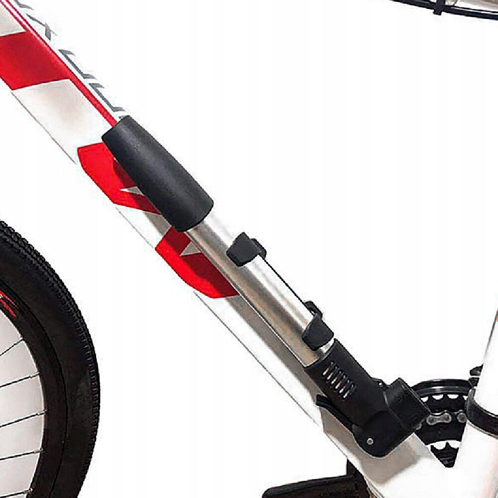 BICYCLE PUMP MINI ALUMINUM 8 BAR FOR HAND FRAME SMALL HANDY SET Manufacturer code POMPKA-MINI