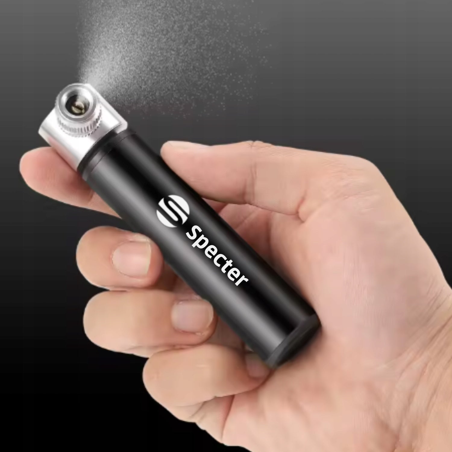 BICYCLE PUMP MINI Handheld Presta Schrader Small Aluminum SPECTER Color black