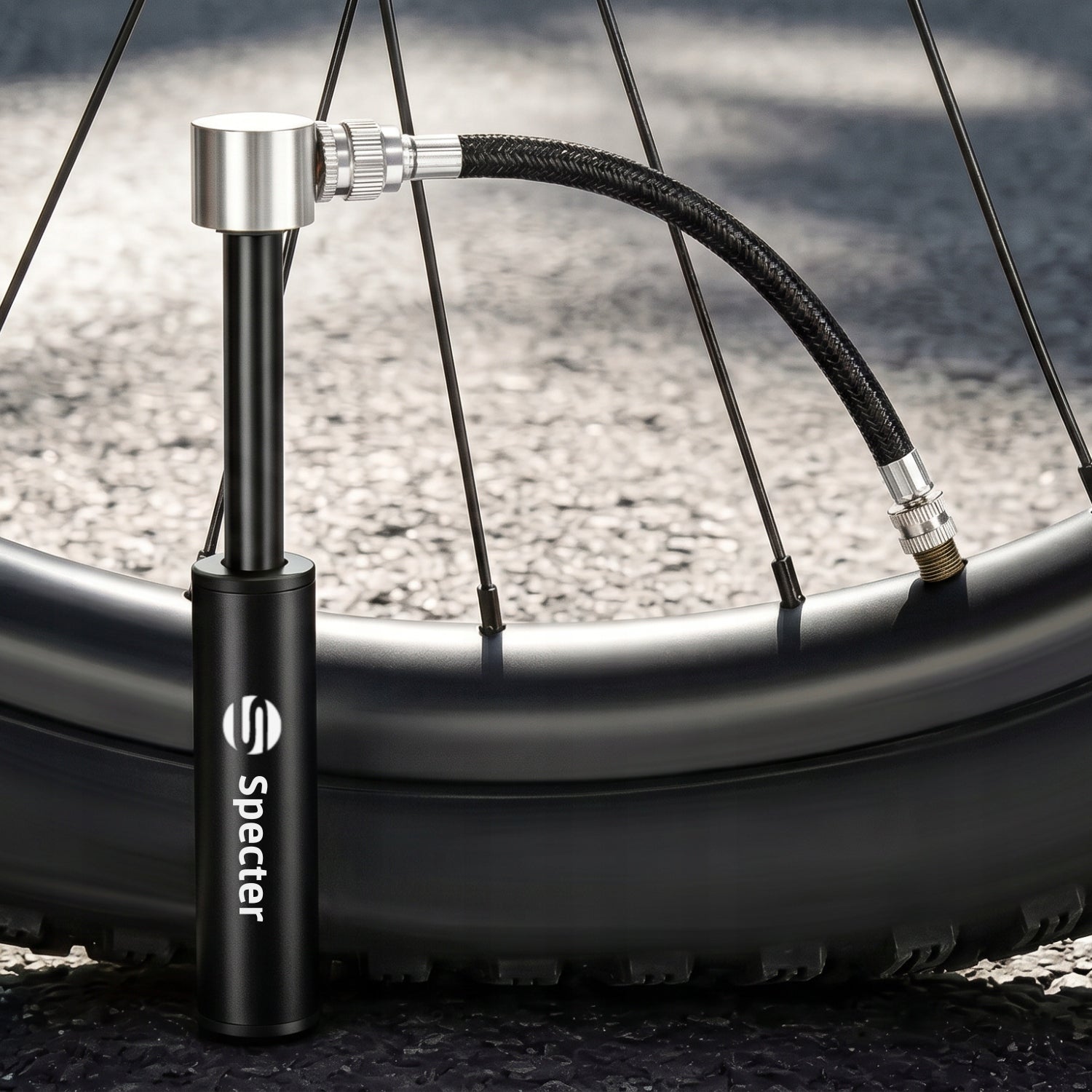 BICYCLE PUMP MINI Handheld Presta Schrader Small Aluminum SPECTER Packaging status original