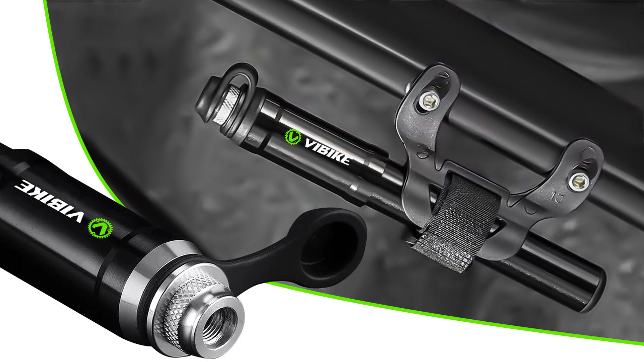 BICYCLE PUMP SMALL MINI HAND FRAME HOLDER ALUMINIUM 11 BAR 160 PSI Kind manual