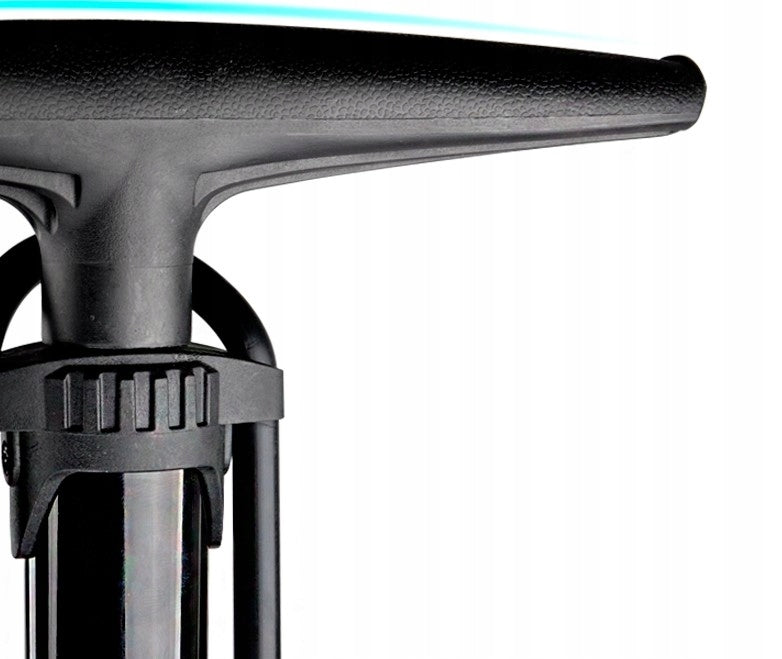 BICYCLE PUMP WITH PRESSURE GAUGE AV FV SV WORKSHOP Color black