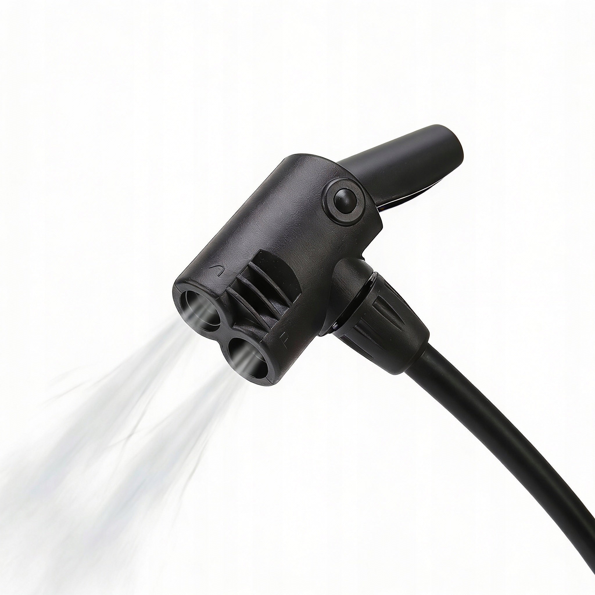 BICYCLE PUMP WITH PRESSURE GAUGE DUNLOP STATIONARY FLOOR + HOSE Color black
