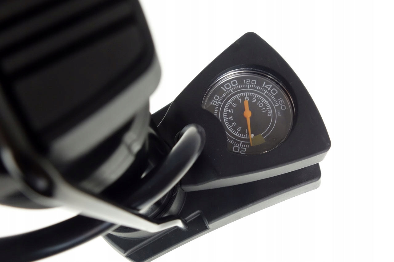 BICYCLE PUMP WITH UNIVERSAL FOOT PRESSURE GAUGE MINI AMIO 02147 PU03 Manufacturer code 02147