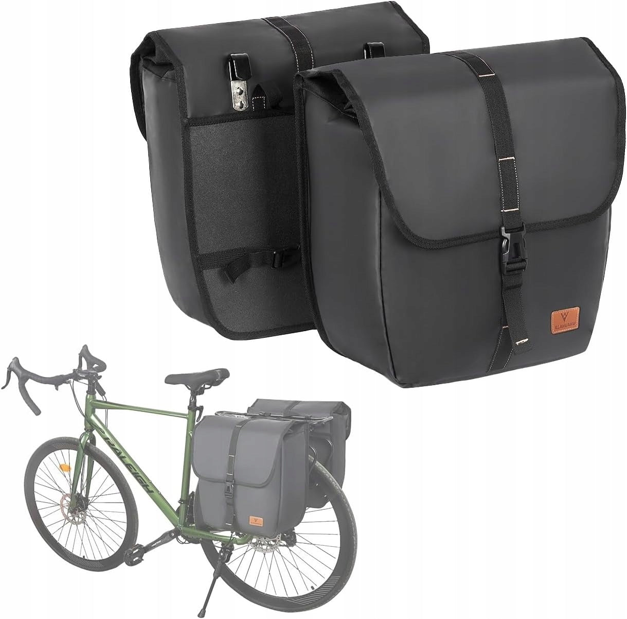 BICYCLE RACK BAG 20L- BICYCLE PANNIER BAG FOR BICYCLE RACK