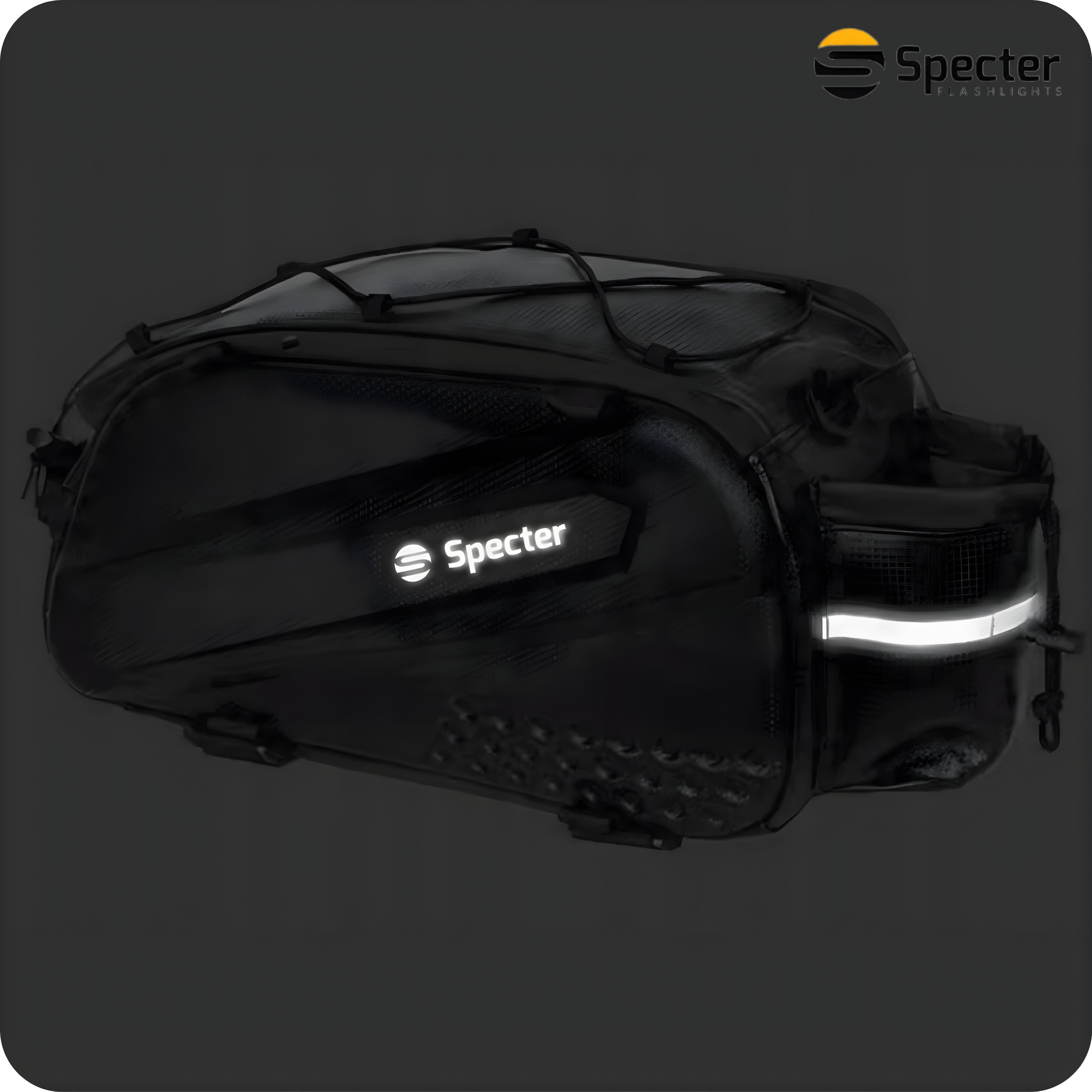 BICYCLE RACK BAG LARGE 14L Bicycle Pouch for Bike SPECTER Kind rear