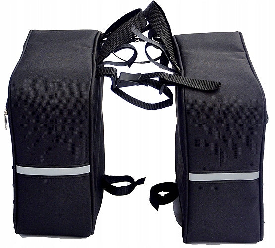 BICYCLE RACK BAG, POUCH 2x10L - black Color black