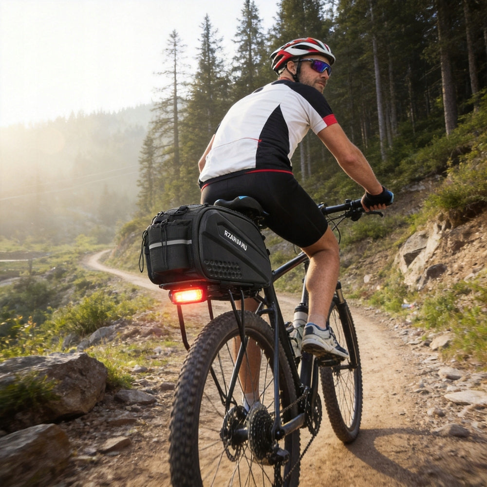 BICYCLE RACK BAG REFLECTIVE BICYCLE POUCH 10L Packaging status original