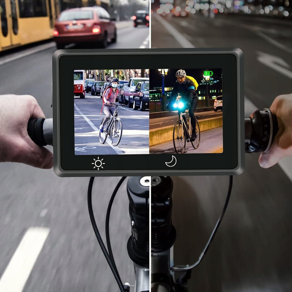 BICYCLE REVERSING CAMERA 110° BICYCLE REARVIEW MIRROR 1080P + HANDLE Brand no brand