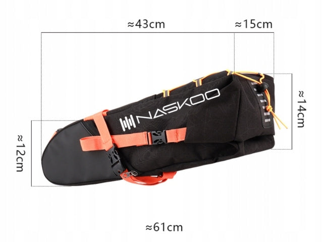 BICYCLE SADDLE BAG 10L WATERPROOF Brand no brand