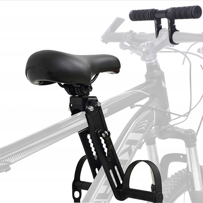 BICYCLE SADDLE FOR CHILD FRONT FRAME HANDLEBAR SEAT SET