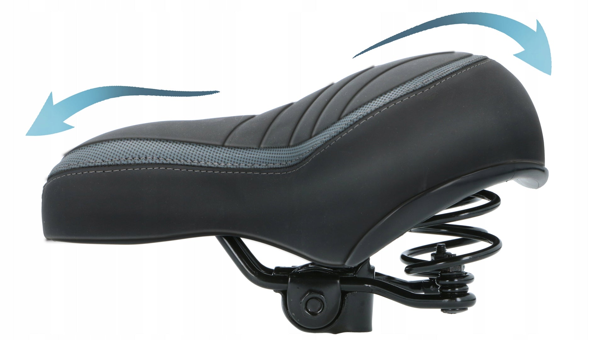 BICYCLE SADDLE Foam SOFT SPRINGS city tour Dunlop Dedicated for street bikes