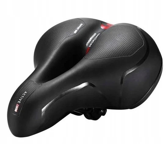 BICYCLE SADDLE GEL WIDE SOFT COMFORTABLE WITH CUSHIONING FOR THE BIKE Brand Trizand