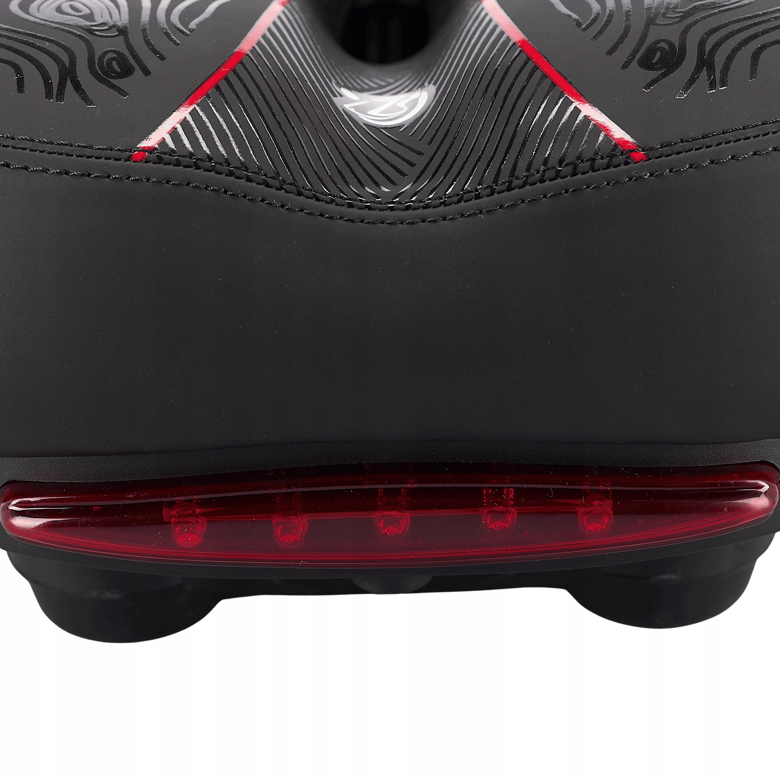 BICYCLE SADDLE GEL comfortable women's men's shock absorbers REAR LAMP Width 210 mm