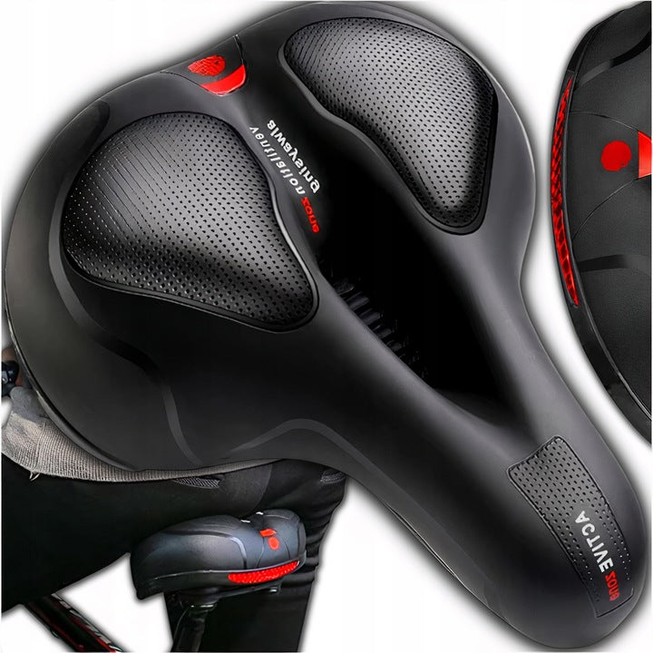 BICYCLE SADDLE SOFT COMFORTABLE WIDE FOAM 24CM SEAT FOR BIKE Packaging status original