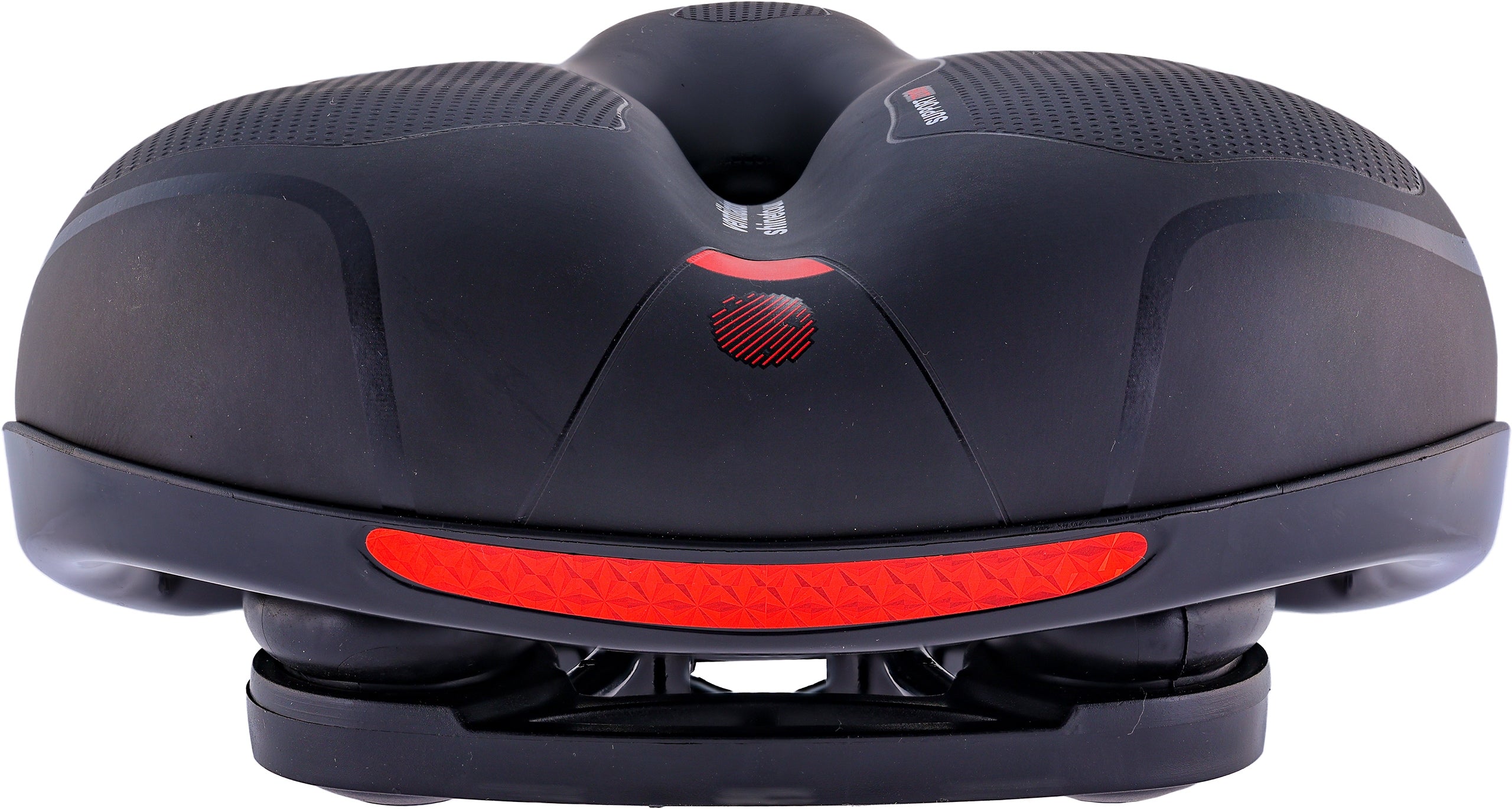 BICYCLE SADDLE SOFT SPORTS SADDLE WIDE VENTILATION WITH REFLECTIVE Packaging status original