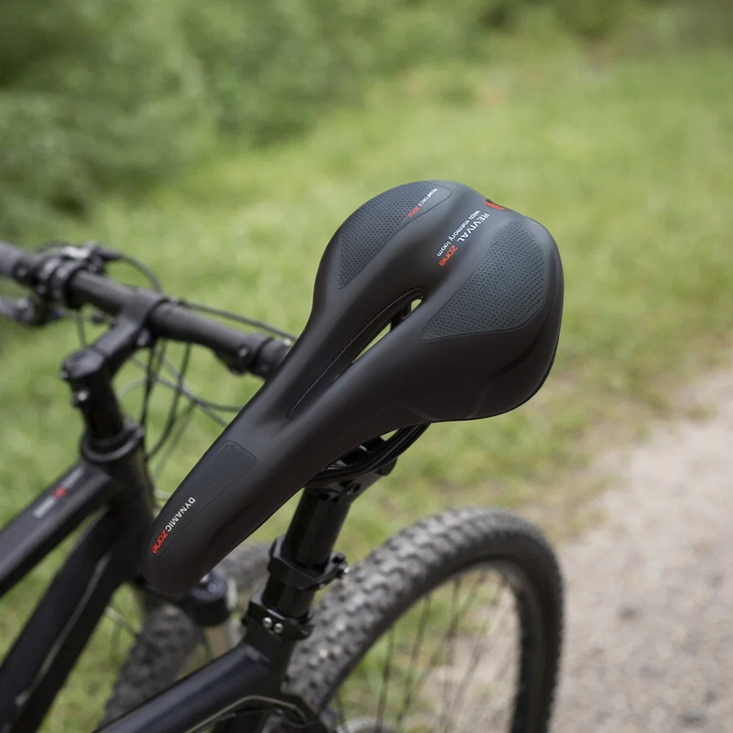 BICYCLE SADDLE SPORTS MEN'S GEL ANTI-SHOCK SADDLE FOR BIKE Weight 300 g