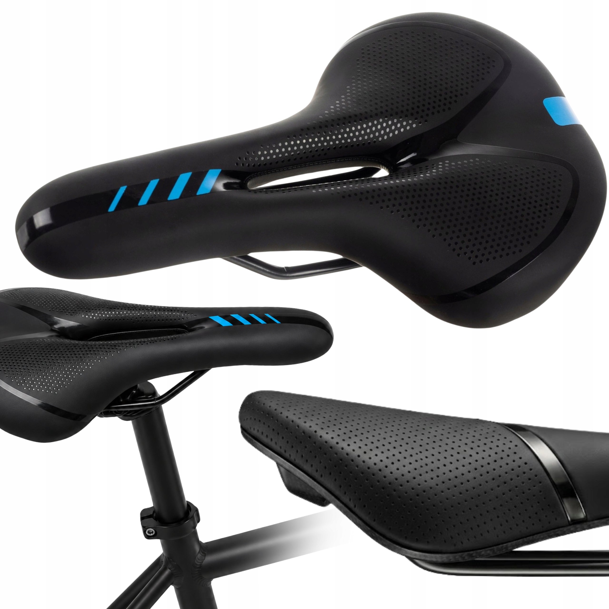 BICYCLE SADDLE SPORTS SADDLE SOFT FOAM COMFORTABLE VENTILATED S12