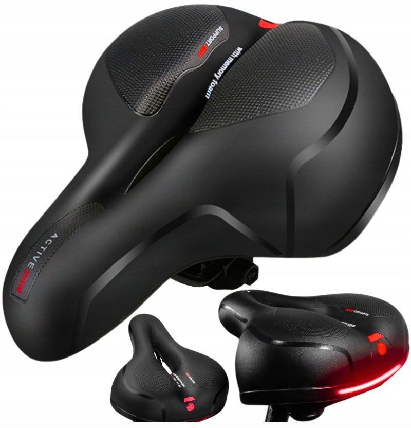 BICYCLE SADDLE UNIVERSAL GEL WIDE SOFT WITH SADDLE CUSHIONING