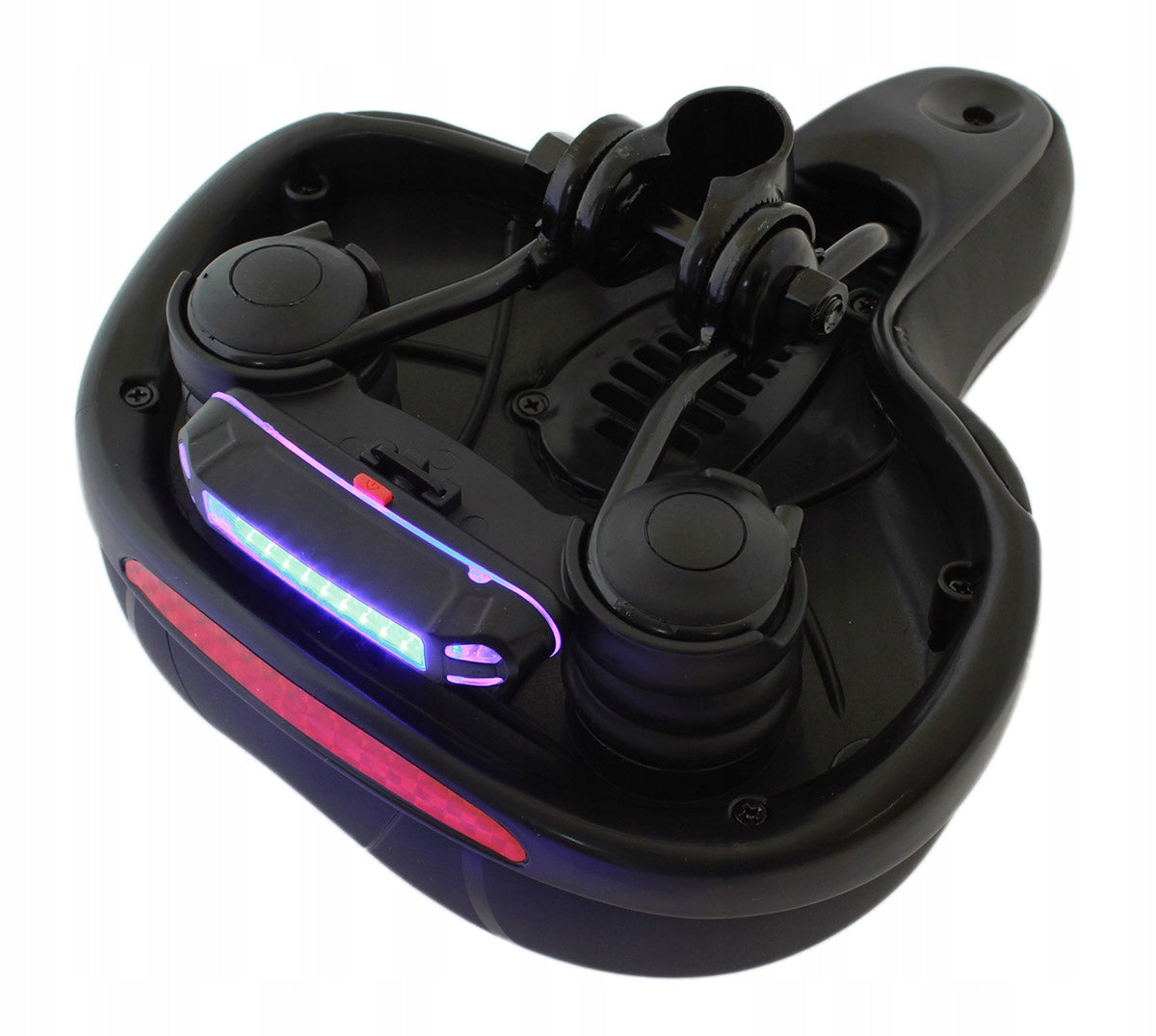 BICYCLE SADDLE WITH LED LIGHT COMFORTABLE CUSHIONED SPRING BLACK Manufacturer code RW5I