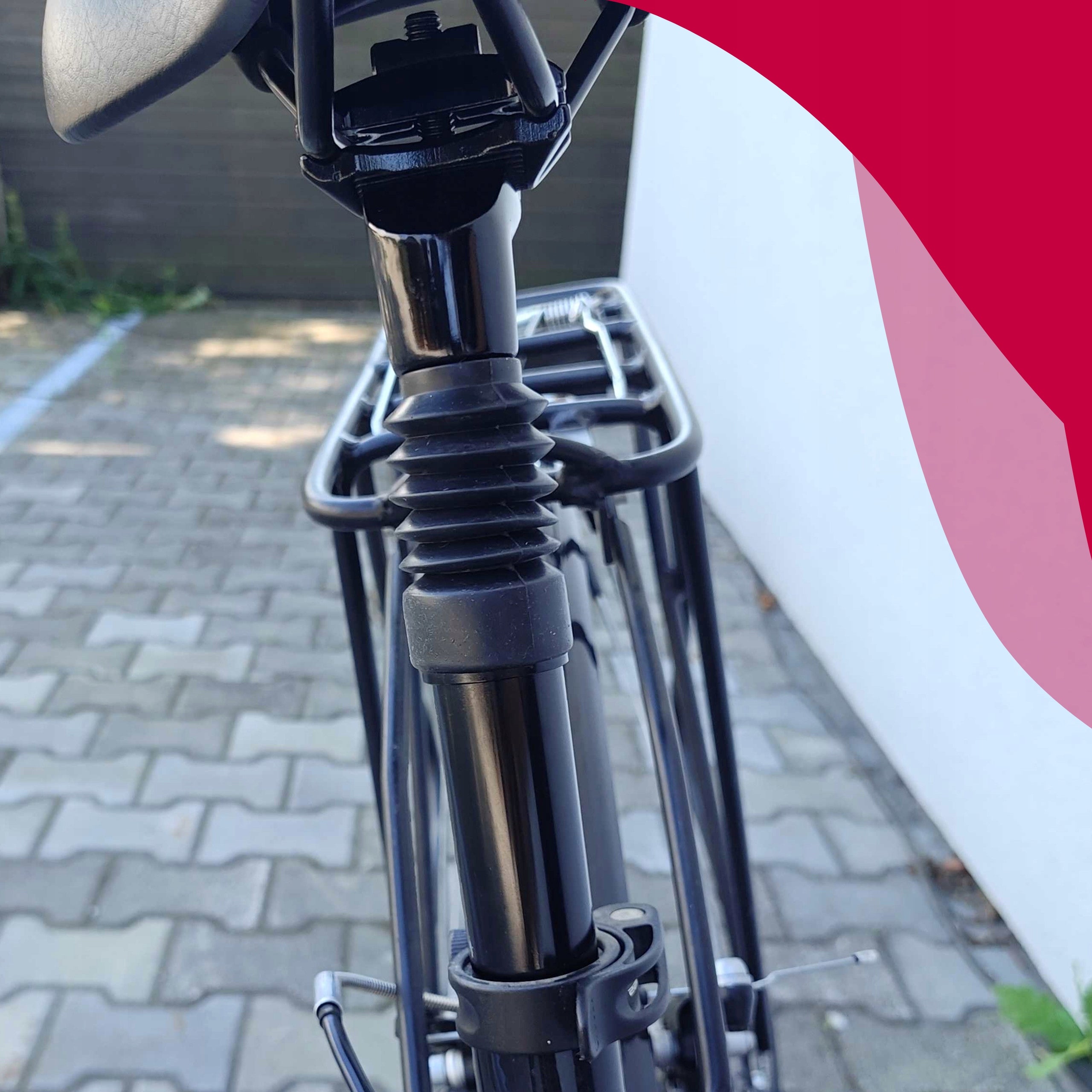 BICYCLE SEAT POST CUSHIONED VELOXO SOFTRIDE 27,2X350MM SADDLE SUPPORT Length (mm) 350