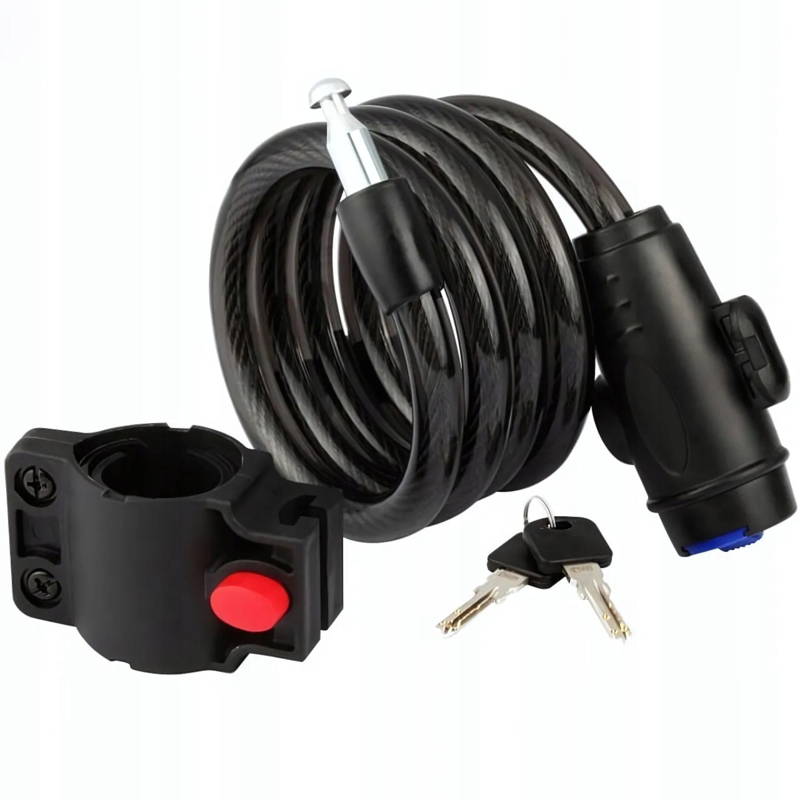 BICYCLE SECURITY LOCK FOR BICYCLE ON 2xKEY STRONG CORD Kind cord
