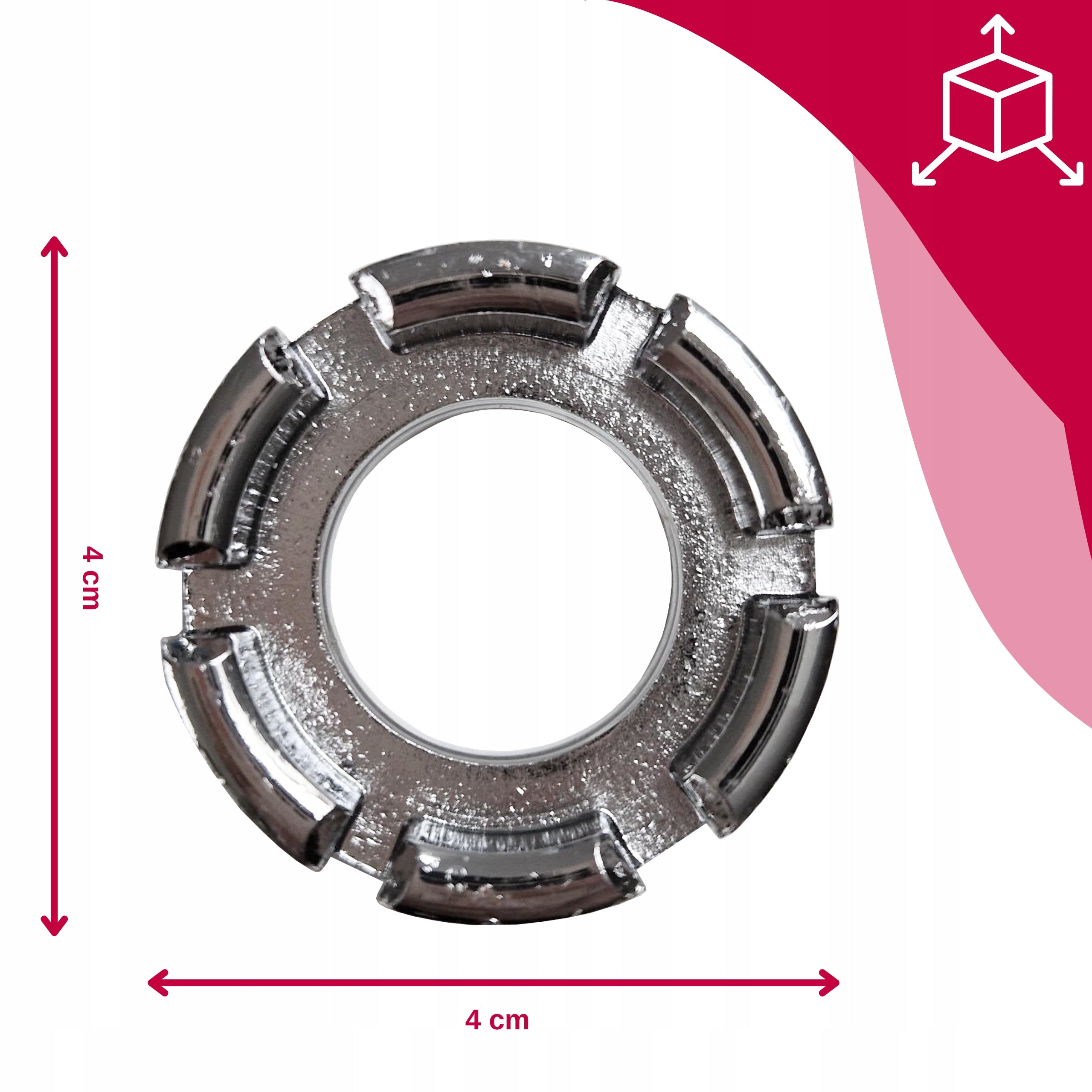 BICYCLE SPOKE WRENCH FOR WHEEL CENTERING VELOXO VL069 SILVER Manufacturer code VL069 klucz do szprych rowerowych do kół