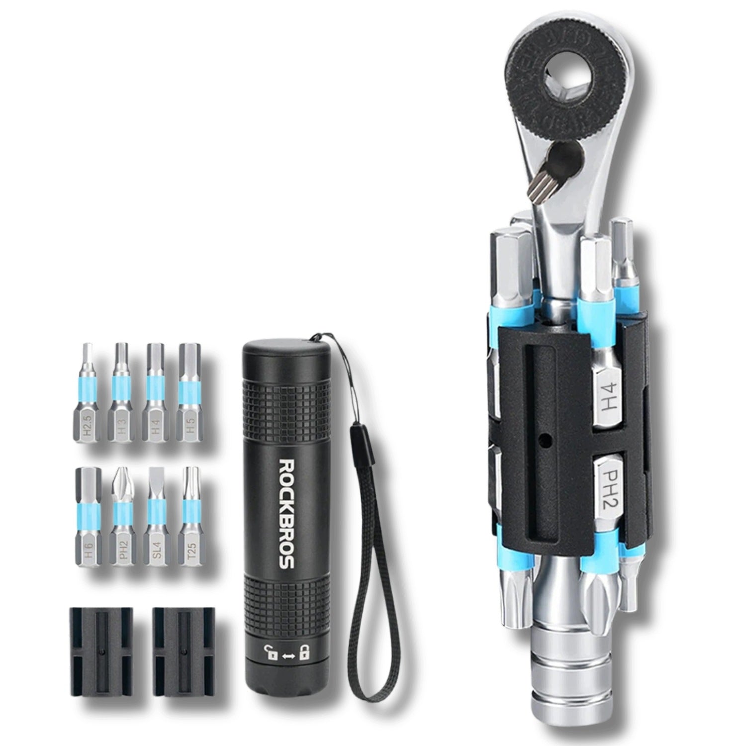 BICYCLE TOOL SET MULTITOOL RATCHET REPAIR KIT ROCKBROS