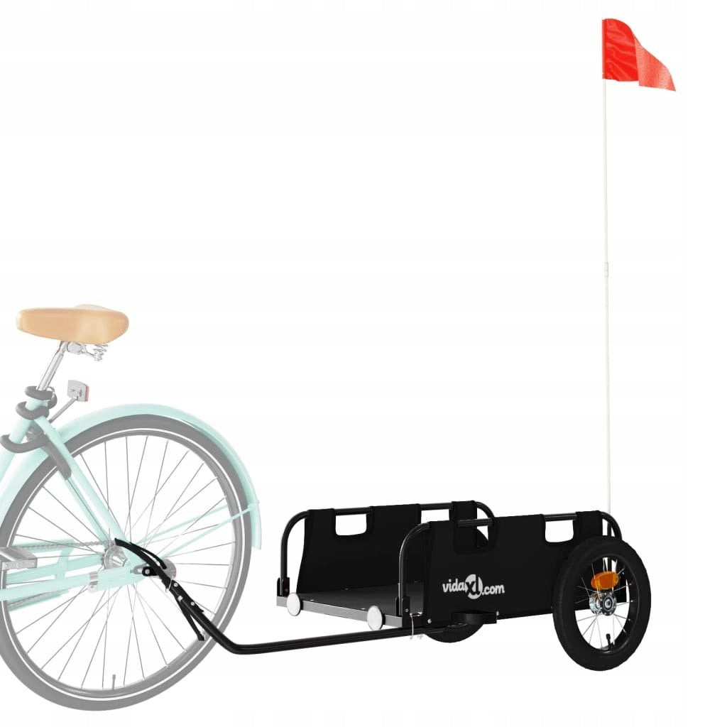 BICYCLE TRAILER BLACK OXFORD FABRIC AND IRON Packaging status original