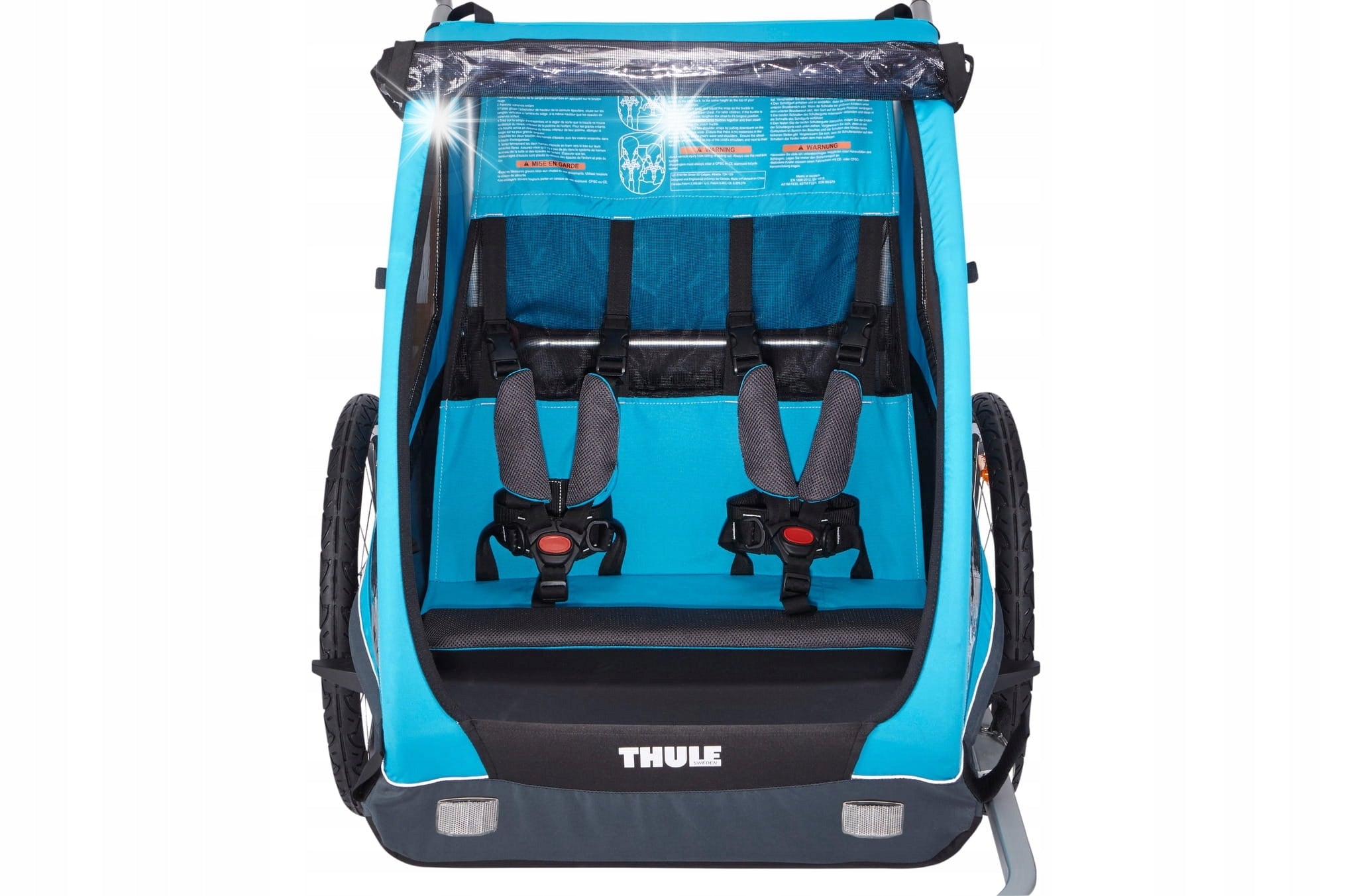 BICYCLE TRAILER STROLLER THULE COASTER XT 2 os FOR CHILDREN STRONG Manufacturer code PRZYCZEPKA ROWEROWA WÓZEK THULE COASTER XT 2