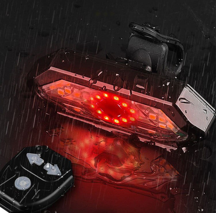 BICYCLE TURN SIGNAL LAMP REAR LED REMOTE CONTROL LIGHTING BLINKER FOR BIKE V2 Manufacturer code M230321689