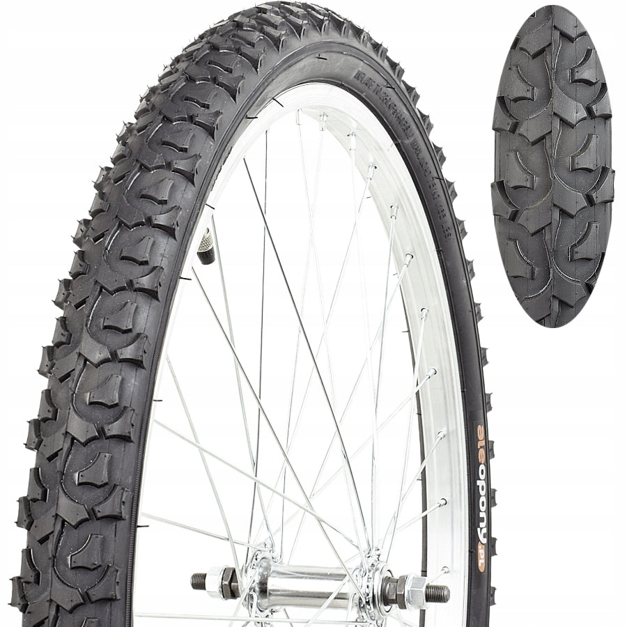 BICYCLE TYRE 26x1.95 26" INCHES 50-559 53-559 STRONG MOUNTAIN HERRINGBONE 26 x 195