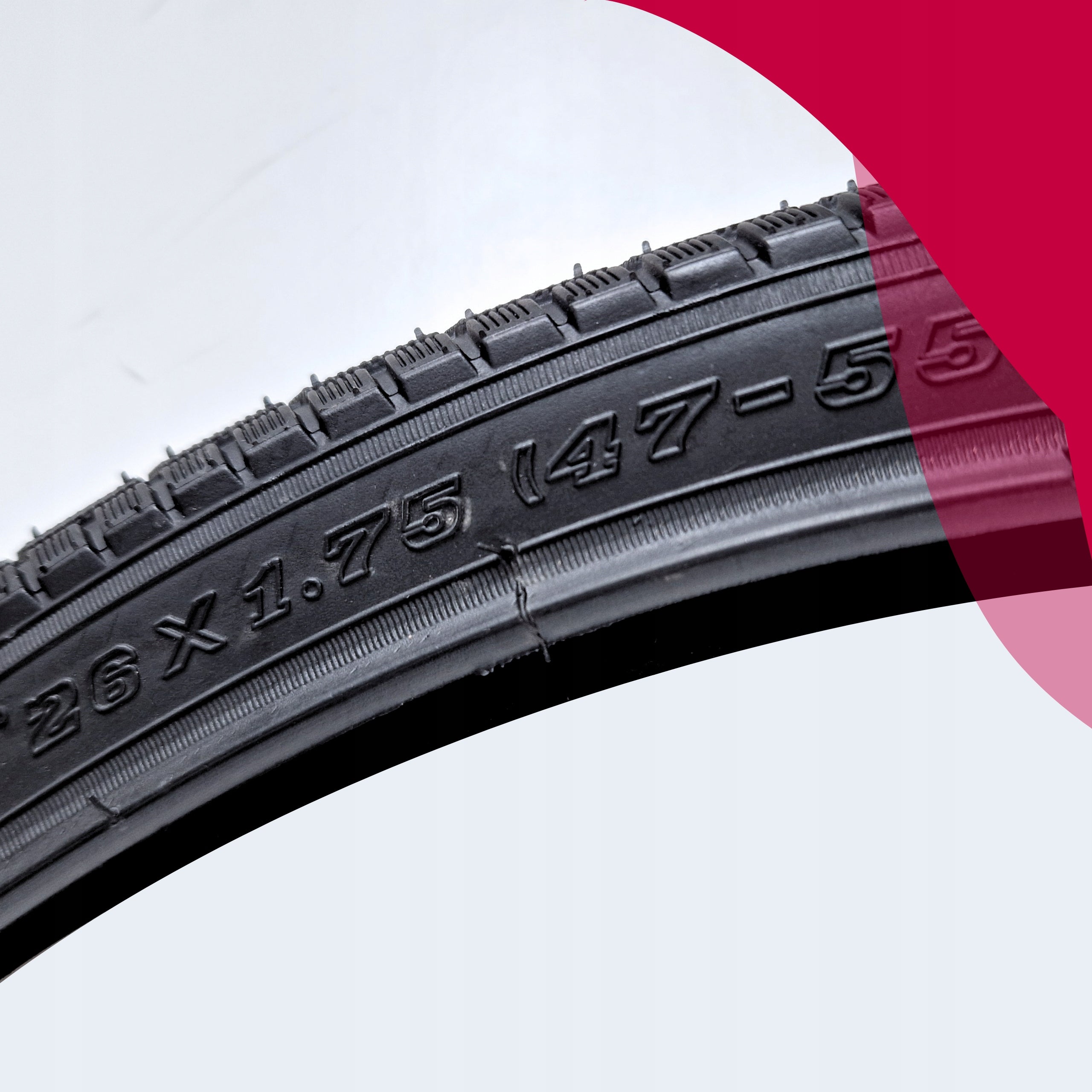 BICYCLE TYRE FOR CITY BIKE VELOXO JOURNEY 26X1,75 BLACK 26 INCHES Brand no brand