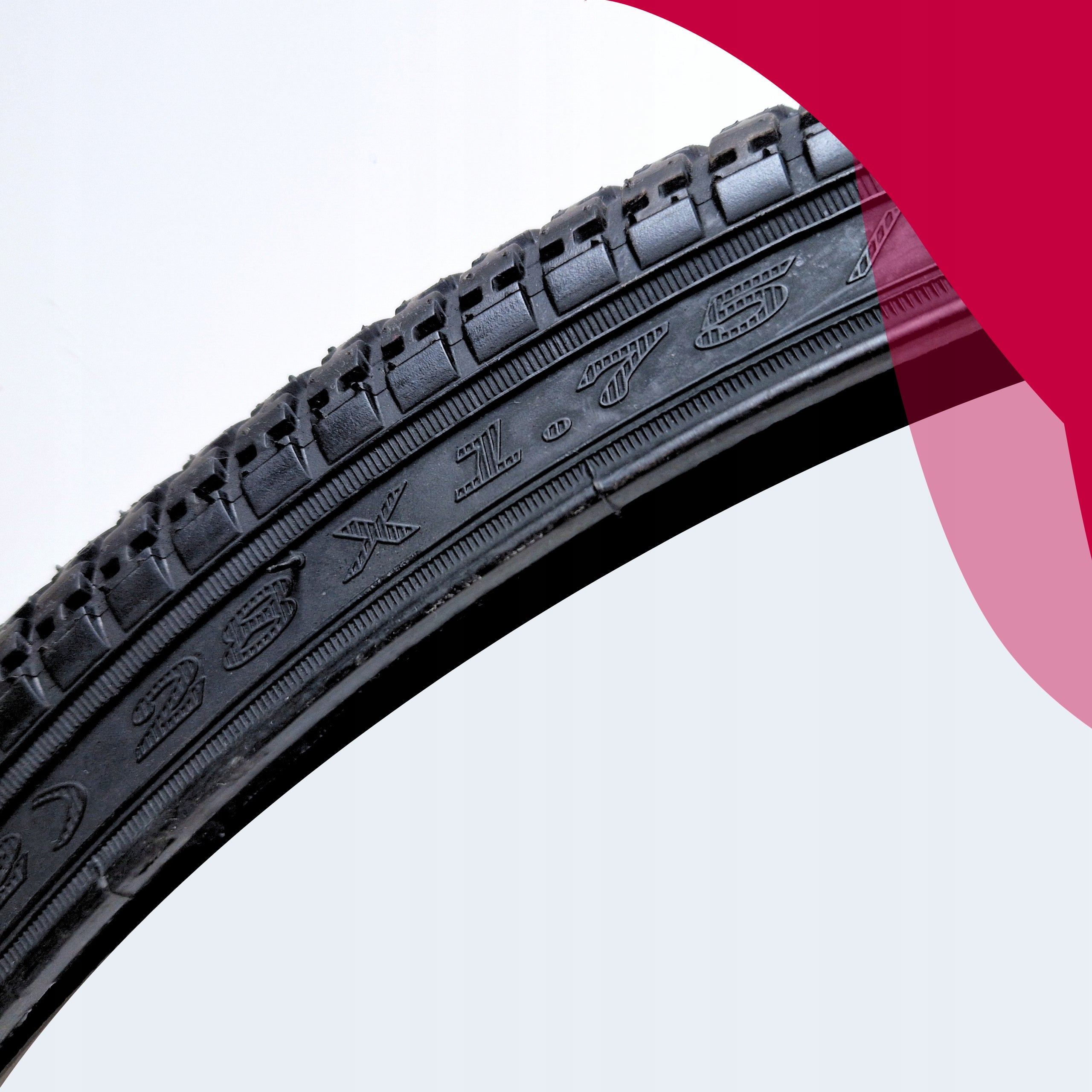BICYCLE TYRE FOR CITY BIKE VELOXO ROAD 28X1,75/700X45C BLACK 28 INCHES Brand no brand