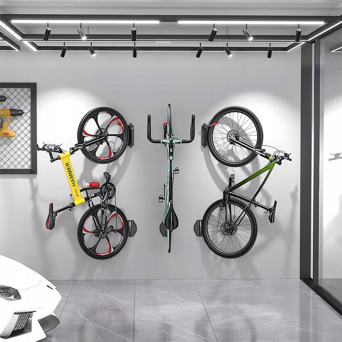 BICYCLE WALL HOOK HANGER WALL MOUNT BICYCLE HOLDER Swivel Product weight with unit packaging 1.105 kg