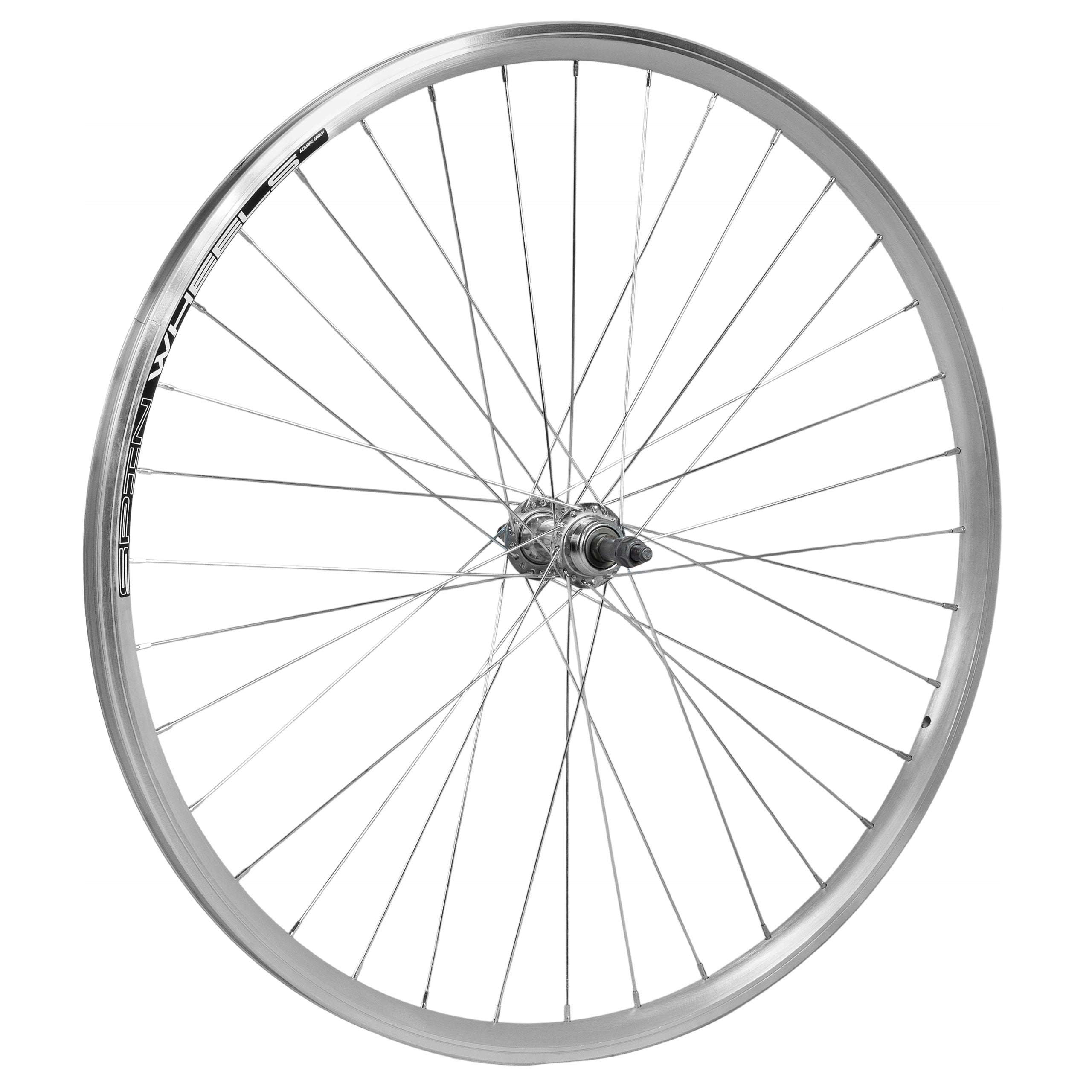 BICYCLE WHEEL 26 INCHES REAR FREEWHEEL ALUMINUM V-BRAKE CONICAL
