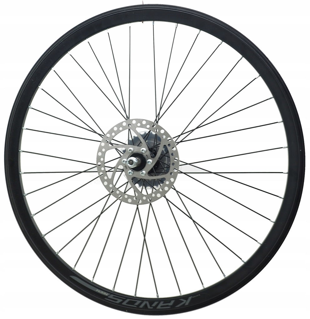 BICYCLE WHEEL 26 INCHES REAR FREEWHEEL SHIMANO 7 BRAKE DISC 160MM Packaging status original