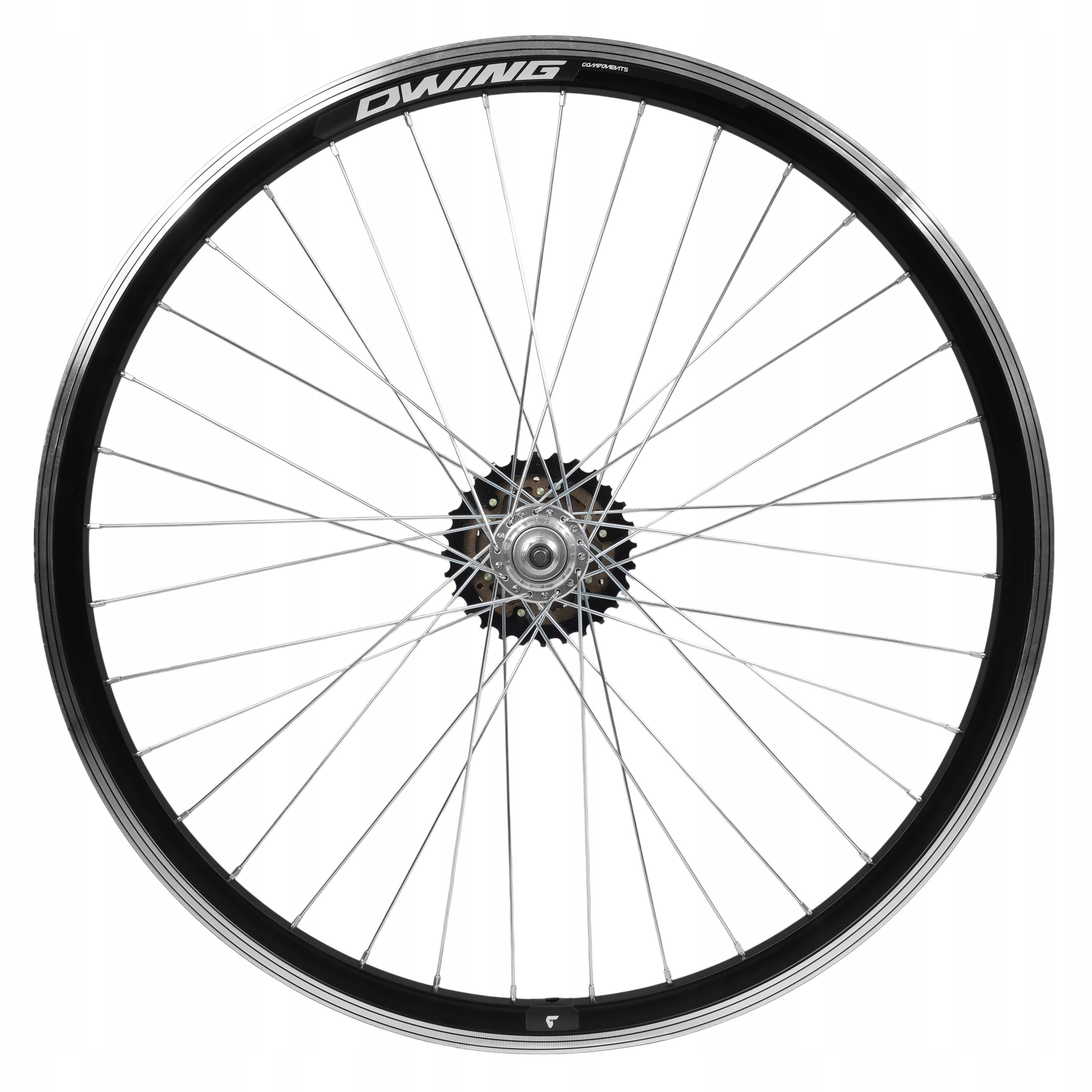 BICYCLE WHEEL 28 INCHES 29 700C REAR FREEWHEEL 7 ROW BLACK Packaging status original