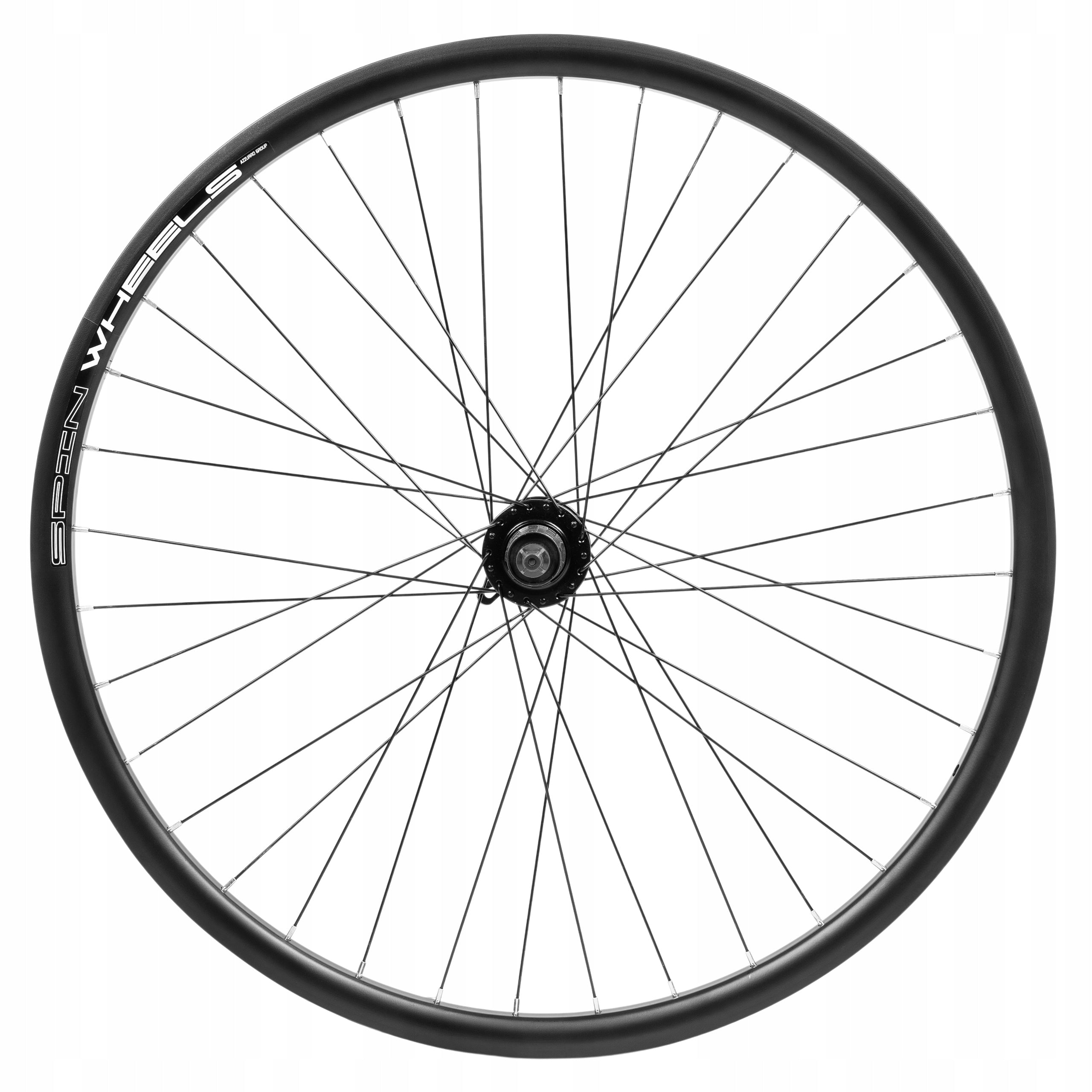 BICYCLE WHEEL 28 INCHES REAR CASSETTE DISC 6 SCREWS DISC BLACK Manufacturer code Spin Wheels Kaseta 28