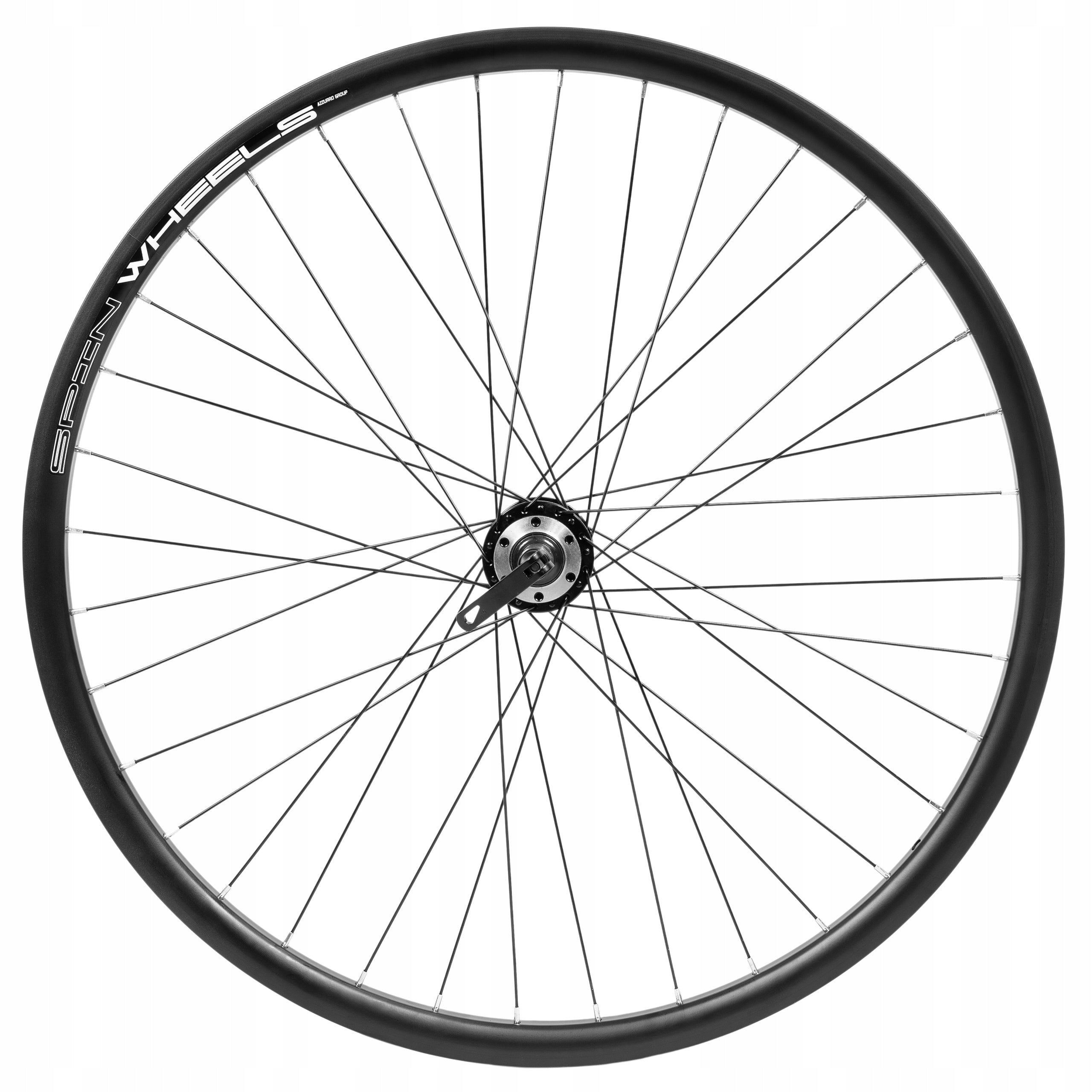 BICYCLE WHEEL 28 INCHES REAR CASSETTE DISC 6 SCREWS DISC BLACK Packaging status original
