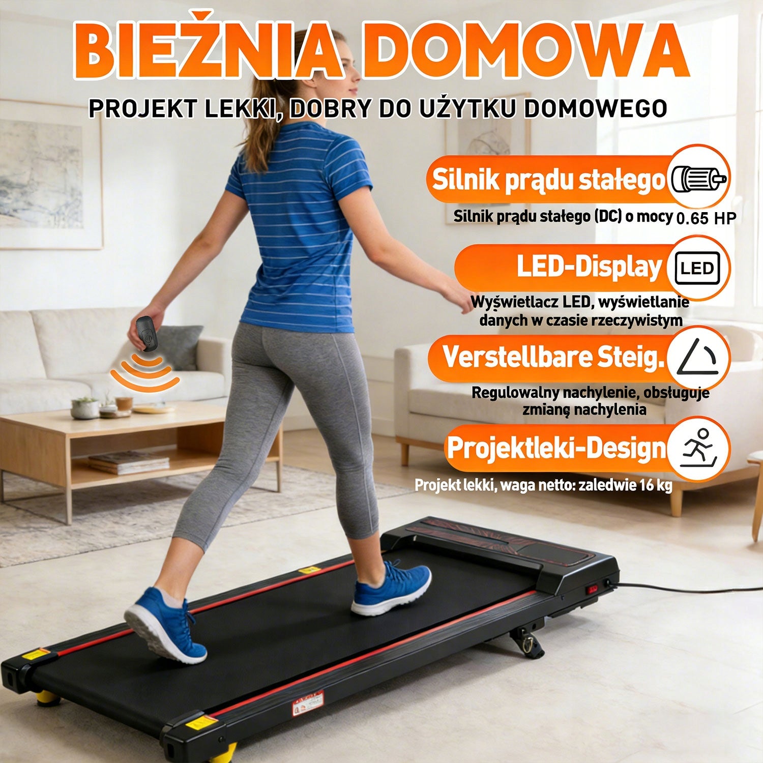 BIEŻNIA ELEKTRYCZNA DOMOWA TRENINGOWA POD BIURKO WALKINGPAD Model other