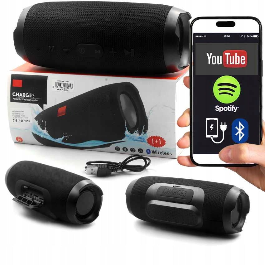 BIG WIRELESS SPEAKER CHARGE3 BLUETOOTH 20W FM RADIO BOOMBOX
