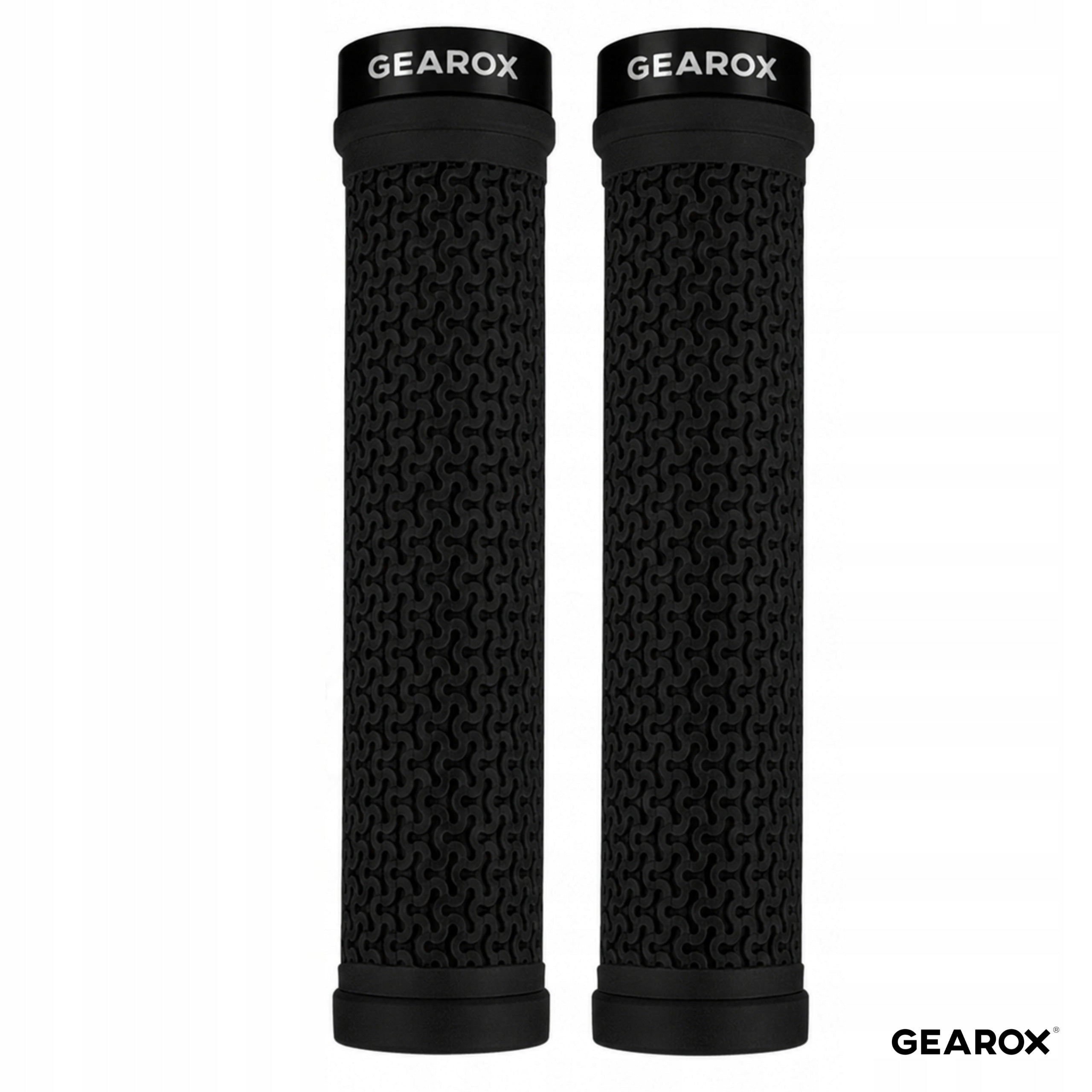 BIKE GRIPS TWISTED HANDLE GRIPS FOR MTB BIKE HANDLEBAR 2PCS BLACK Packaging status original