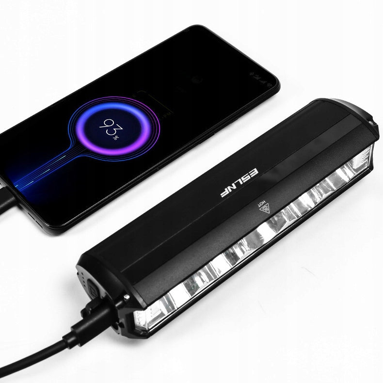 BIKE LIGHT FRONT REAR SET FOR LED BIKE USB 1400 LUMENS 4000 mAh Manufacturer code 1400 LUMENÓW 4000 mAh
