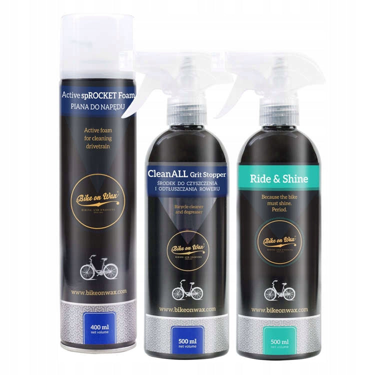 BIKE ON WAX BIKE CLEANING AND WASHING KIT CLEANS LIKE NOTHING